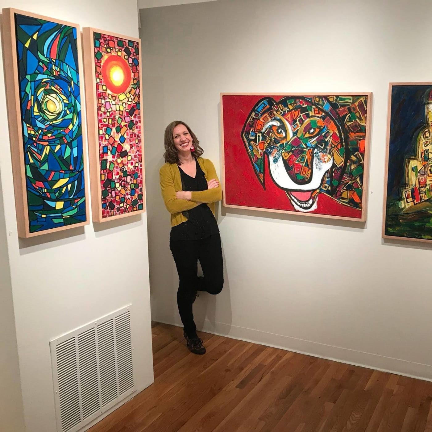 At My Art Show in NYC Januyary 2018 - NYC Art Show 2018