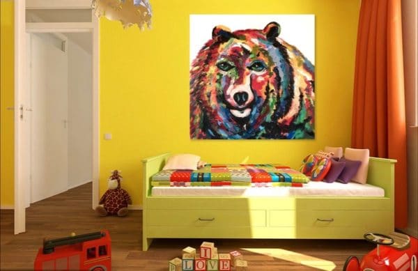 Mama Bear Kids Room 600x389 - Mama Bear print