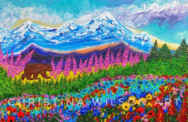 A3D34274 35AF 423D 83FE C4D7BA28AD12 600x391 - A Walk in Denali Original Painting