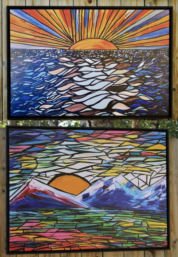 8DA5B758 B593 43DE B55A A1AF0271B2B6 600x864 - Chugach Mountain Rise+Kincaid Water Sunset Set