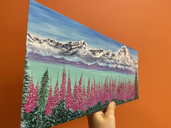 9831C8C0 B6F5 4FDD A886 C801FE1E25F4 600x450 - Denali Fireweed Metal Print