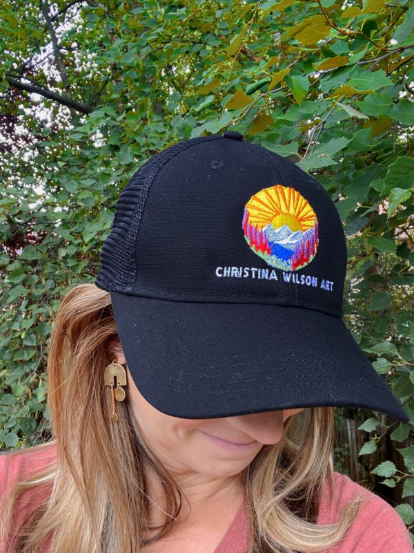 A86A6D97 501C 4D02 ABF4 ED52BB45A858 600x800 - Christina Wilson Art Fireweed Sunrise Hats
