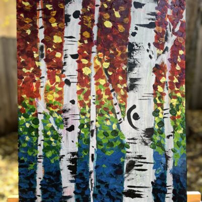 IMG 1735 400x400 - Rainbow Rise Birch - Seeds of Change Series