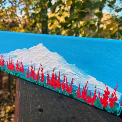 16F59E15 95B6 4652 B95D ADD5A42EDF23 400x400 - Mini Panorama of Denali + Fireweed