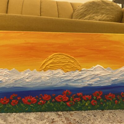 Golden Sun over Chugach